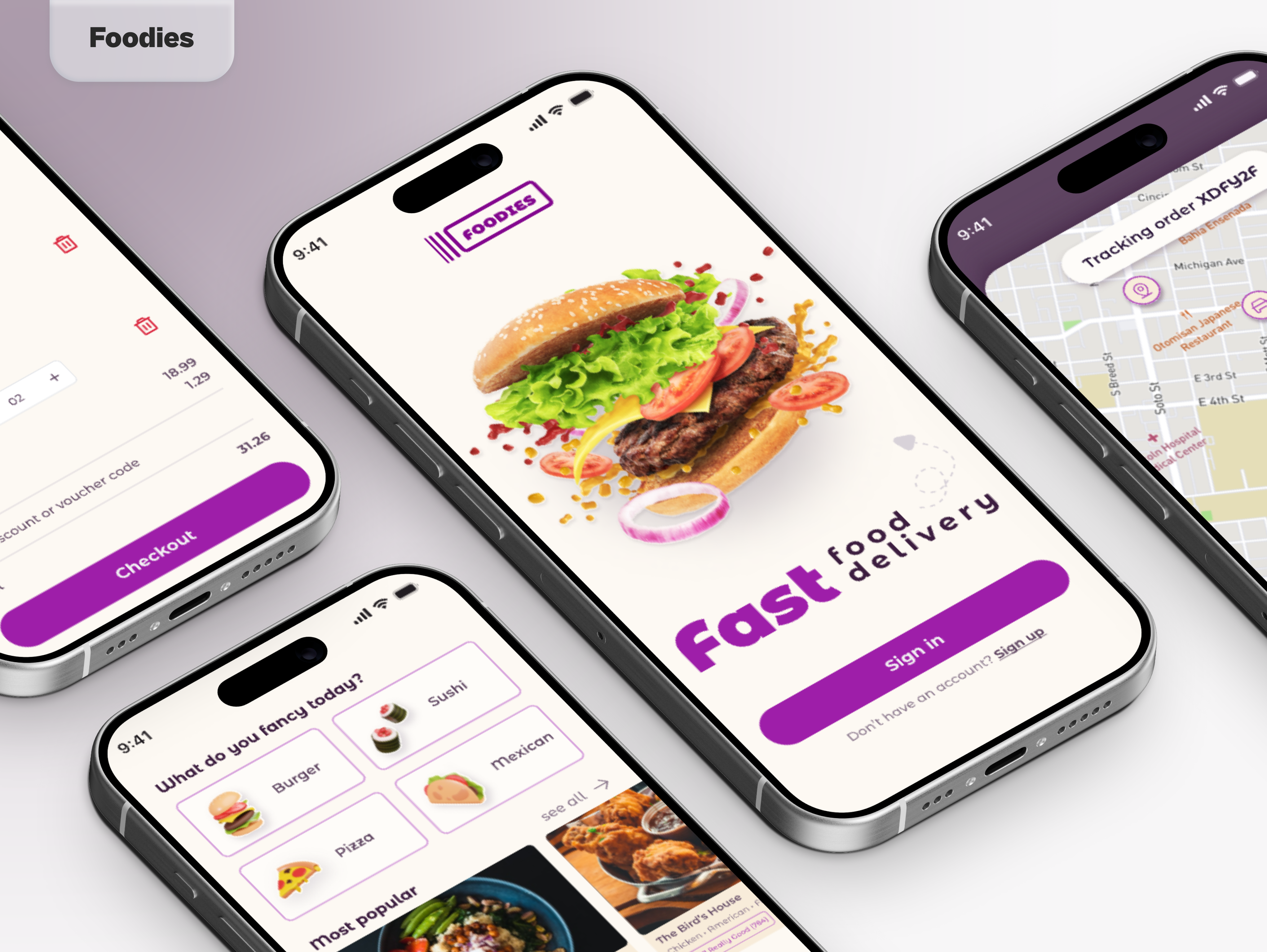 Two smartphones displaying the "Friendzone" app, one showing a profile picture of two friends and the app logo, the other displaying a user profile with interests and a "Connecting you with your people" message.